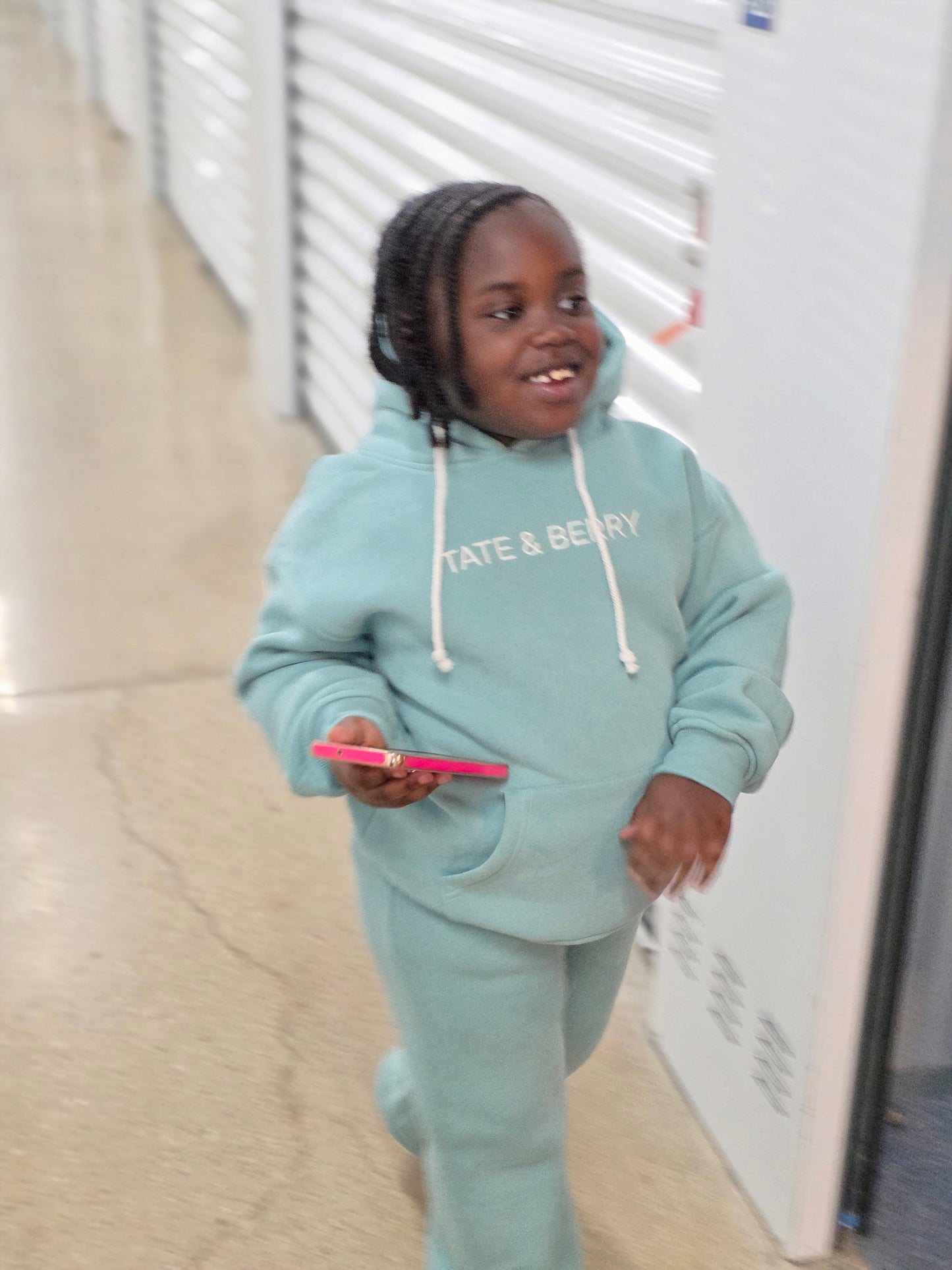 Kids Coastal Mist Jogger Set
